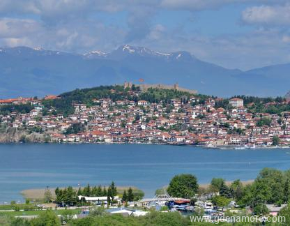 ZENOVA - Rooms with bathroom, parking, internet, terrace with lake view Villa Ohrid Lake View studio, private accommodation in city Ohrid, Macedonia - Pogled od svako studio/apartman